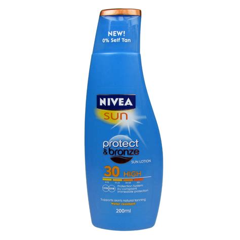 nivea sun bronze lotion.